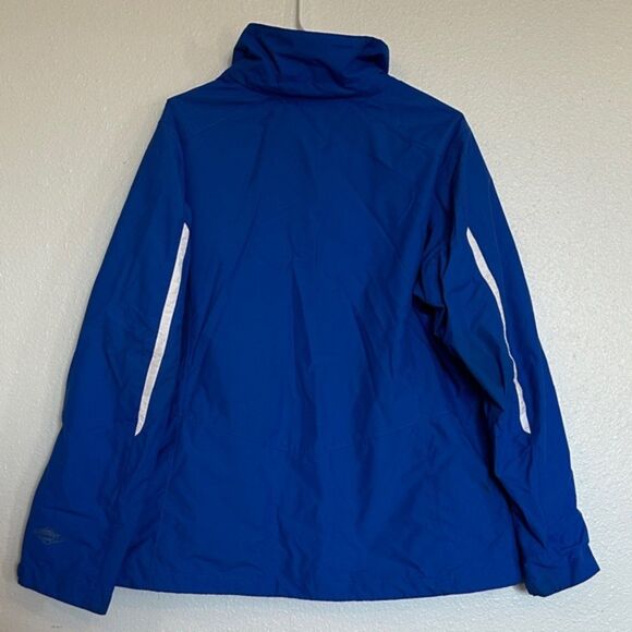 Columbia Ski Windbreaker Omni-Tech Jacket Zip Up Womens XL Snow Winter Fall Blue - Picture 6 of 10